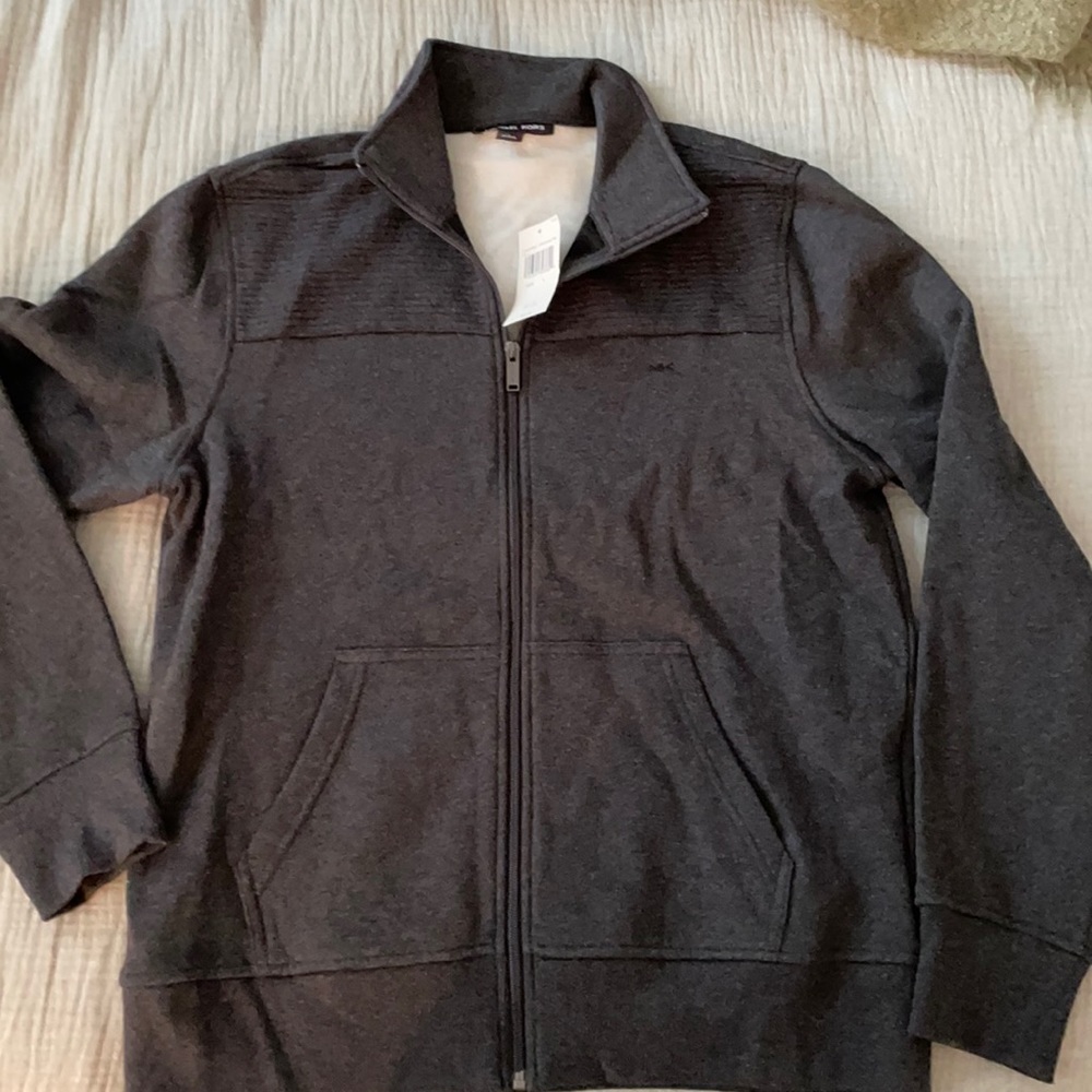 Grey Michael Kors full zip sweatshirt